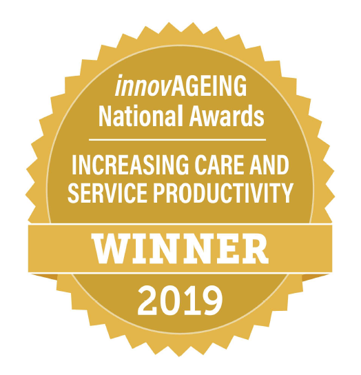 Lamson is innovAGEING National Awards Winner 2019 for Increasing Care and Service Productivity in the aged care sector